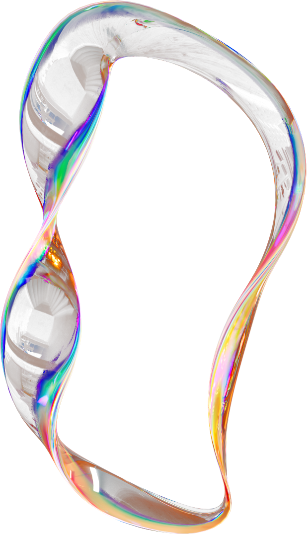 Transparent Liquid Blob Frame